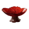 thumbnail image 3 of Elodie Pedestal Fruit Bowl Decorative Serving Tray for Kitchen Counter Home Wedding red, 3 of 8