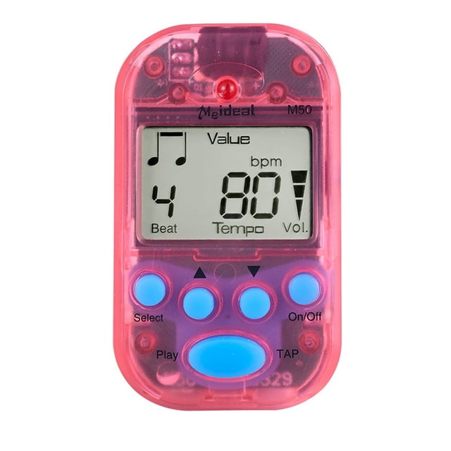 Metronome M50 Tuner Numérique LCD Clip-on pour Guitare Piano Mini Metronomo Accessoires d'Instruments de Musique