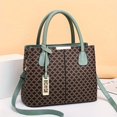 thumbnail image 1 of Trendy Crocodile Print Tote Bag, Large Capacity Multi-pocket Shoulder Bag, Perfect, 1 of 5