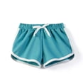 thumbnail image 3 of Girls Athletic Shorts New Girls Athletic Shorts Active Performance Shorts Kids Summer Sports Shorts Running Yoga Shorts with Drawstring Mint Green 9 Years, 3 of 3