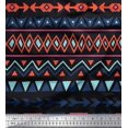 thumbnail image 1 of Soimoi Rayon Fabric Geometric African Print Fabric by the Yard 42 Inch Wide, 1 of 3