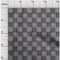 thumbnail image 2 of oneOone Cotton Silk Fabric Tartan Check Decor Fabric Printed BTY 42 Inch Wide, 2 of 4
