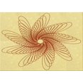 thumbnail image 1 of Ahgly Company Machine Washable Indoor Rectangle Transitional Sun Yellow Area Rugs, 2' x 4', 1 of 7