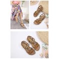 thumbnail image 4 of Bohemian Flat Flower Rhinestone Sandals Outer Beach Sandals, 4 of 9