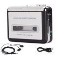 thumbnail image 2 of USB Tape To MP3 Converter, Guide CD Portable Cassette Player Lightweight Clear Sound with Earphone for Laptop for CD  for PC, 2 of 8