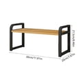 thumbnail image 3 of Chmadoxn Kitchen Storage & Organization, Kitchen Racks Kitchen Dishes Seasoning Bottle Storage Rack Punch-free Storage Rack Suitable For Kitchen Bathroom Racks Metal Shelves, 3 of 6