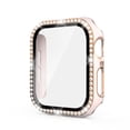 thumbnail image 1 of Apple Watch Case with Tempered Glass Screen Protector for Apple Watch 44mm Series 6/5/4/SE, Bling Crystal Diamond Rhinestone Ultra-Thin Bumper Full Cover Protective Case for Women Girls iWatch, 1 of 6