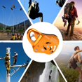 thumbnail image 3 of Corde Grab, Corde Protector Orange Grab Corde Grab, Rappel Escalade Sauver la Vie pour l'Alpinisme, 3 of 8