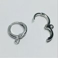 thumbnail image 4 of ZheElen Copper Earring Finding Clasp Pendant Dangling Earrings Components Hook Jewelry Handmade Accessory for Professional White Gold Silver, 4 of 6