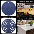 thumbnail image 4 of Silicone Trivets for Hot Pots and Pans Silicone Trivet Mat Set with 3 Carved Patterns Hot Pot Holder Hot Pads Kitchen Pans and Pots Set Hot Pads Pot Holders, 4 of 4