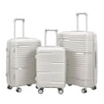 thumbnail image 2 of TRAVLR Valise à Roulettes de 24 Pouces pour Enregistrement, 100 % PP, Résistante aux Chocs, Légère et Extensible - Noir., 2 of 4