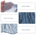 thumbnail image 4 of Unique Bargains 11Ft Cheesecloth Table Runner 35'' x 134'' Rustic Gauze Tablecloth Dusty Blue, 4 of 7