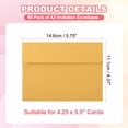 thumbnail image 2 of Uxcell 60ack A2 Envelopes, Self Seal Lemon Yellow Invitation Envelopes for Postcard Wedding Cards, 2 of 6