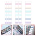 thumbnail image 2 of Sticky Book Tabs Notebook Colorful Book Annotation Tabs Kit Writable Repositionable Color Page Markers Bible Tabs Sticky Notes with Lines, Bulk Note Pads, Schools Supplies Sticky Notes, L, 2 of 5