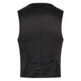 thumbnail image 2 of Doomiva Men Shiny Sequins Vest Button Sleeveless Slim Fit Waistcoat Club Prom Party Performance Dance Jacket Silver 150/M, 2 of 7