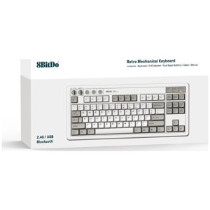 M Edition Retro Mechanical Keyboard Bluetooth 2.4G Wireless/Wired USB Options