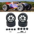thumbnail image 2 of maskred Alloy Rims Wheel Tires Hub Adapter For WLtoys 1/12 1/14 1/18 LC 1/14 Easy Purple 1Set, 2 of 6