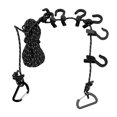 thumbnail image 1 of Windproof Laundry Clothesline Portable 5m Long Outdoor Hanging Rope with 7 Hooks for Laundry Camping Hanging Lights, 1 of 7