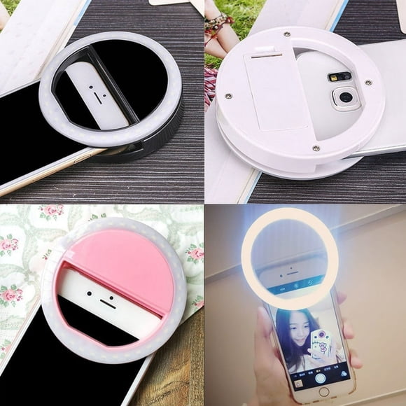 Portable Clip Fill Light Selfie LED Ring Photography for Android Phone