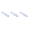 thumbnail image 3 of Maytalsory Tooth Brush Toothpaste Storage Box with Lid Portable Smooth Cases Chopsticks Forks Organizer Travel Office Party Transparent White 3Set, 3 of 6