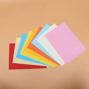 Minkissy Couleurs assorties A4 Papier à copier coloré pour l'utilisation de bureau DIY Lettres Certificats