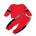 thumbnail image 3 of Baby Boys 2PCS Pants Sets Long Sleeve Round Neck Sweatshirt Tops Solid Color Pants Sets, 3 of 5