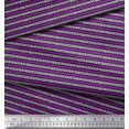 thumbnail image 2 of Soimoi Velvet Fabric Stripe & Arrow Block Decor Fabric Printed Yard 58 Inch Wide, 2 of 3