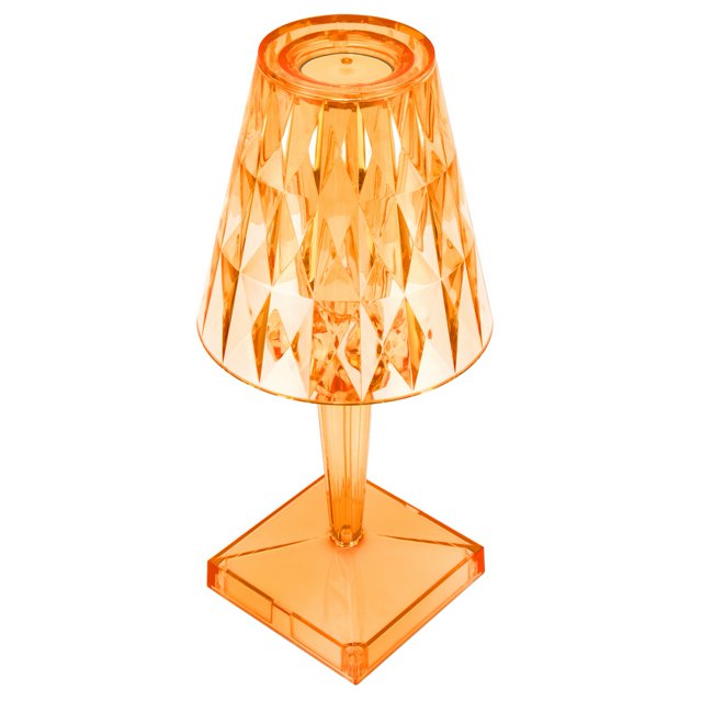 Tbest Crystal Table Light, Prism Desk Lamp Three Gears Adjustable Beautiful Transparent Prism For Gifts For Bar Hotel For Home For Decoration
