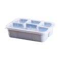thumbnail image 2 of Birdeem 4 Compartment Lunch Box, Leak Proof Food Storage Container with Secure Lid, 8 Inch Plastic Meal Prep Snack Organizer for Kids Adults, 2 of 9