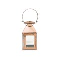 thumbnail image 3 of Weddingstar Small Square Decorative Metal Hanging Lantern - Rose Gold - Set of 3, 3 of 3