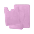 thumbnail image 2 of YYSDCY Deals of The Day Clearance! Bathroom Floor Mat Set, Strong Absorbent Coral Velvet Mat, Non-Slip Toilet Mat, Soft and Absorbent Bathroom ThreePCS Rug Set for Household Use, 2 of 4