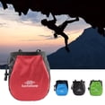 thumbnail image 4 of Climbing Magnesium Powder Bag Weightlifting Adjustable Waist Belt Chalk Bag Black, 4 of 6