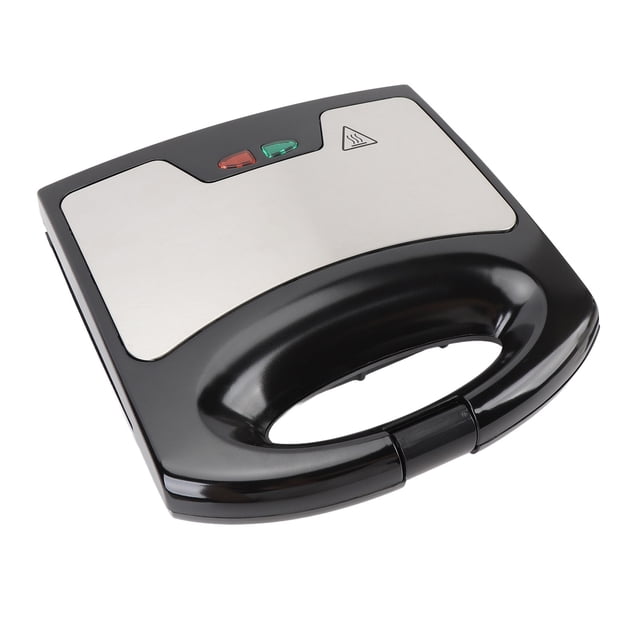 Compact Electric Breakfast Maker with Safety Touch Handle, Anti Stick Electric Maker, Aluminum Heating Plate Design, Make Sandwiches, Waffles