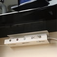 thumbnail image 4 of Meitianfacai Under-desk Cable Management Rack Socket Organizer Wire Fixed Storage Slot Computer Desk Socket Fixed Punch- Storage Rack, 4 of 6