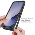 thumbnail image 4 of Decase for Samsung Galaxy S25 Case,Full Body Phone Case with Built-in Screen Protector,Clear Back Cover,Compatible for Mag Safe,Rugged Non-Slip Protective Case,Lightblue, 4 of 6