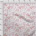thumbnail image 2 of oneOone Viscose Chiffon Fabric Line Geometric Printed Fabric 1 Yard 42 Inch Wide, 2 of 4