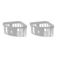 thumbnail image 1 of yingyy 1/2/3/5 Support de Baignoire de Support de Lavage Support de Rangement Durable Sans Perforation Décorations de Commodité Brosse à Dents Support Blanc 2PCS, 1 of 6