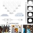 thumbnail image 4 of Mirror Lamp USB Makeup Light 2/6/10/14Bulbs for Makeup Mirror Dressing Table Bathroom Wall ,Widely Use, 4 of 7
