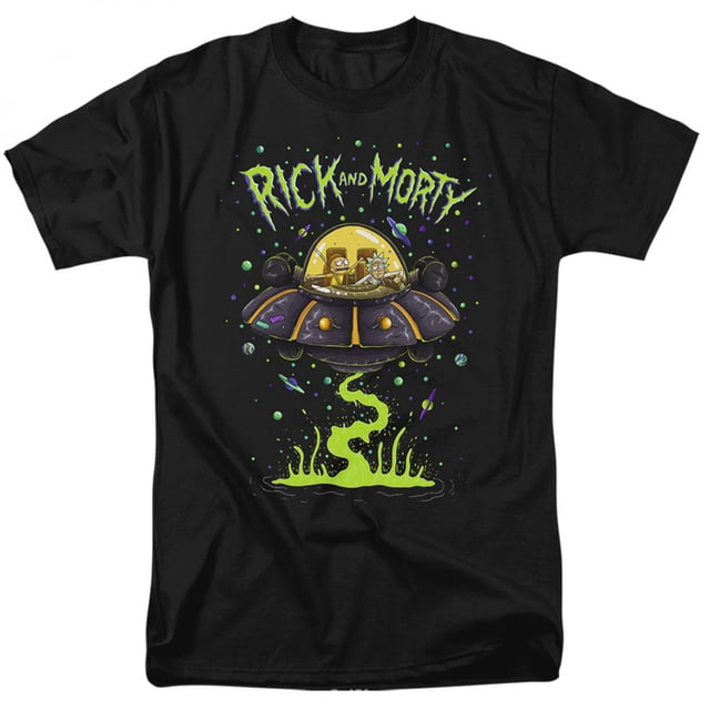 Rick And Morty T-Shirt de Croisière Spatiale - Xlarge