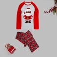 thumbnail image 2 of MASRIN Matching Pjs For Family Christmas Pajamas for Family Pjs Matching Set Family Christmas Pajamas Soft Xmas Pajamas Matching Sets Top Pants Christmas Hat Pjs, 2 of 5