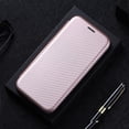 thumbnail image 4 of Étui pour Google Pixel 7 Pro 5G, Étui Folio à Rabat Magnétique en Cuir Fibre de Carbone avec Porte-Cartes et Support, 4 of 5