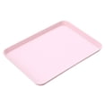 thumbnail image 1 of Fast Food Cafeteria Tray, Durable Polypropylene Serving Trays, Non-Slip Surface, Stackable & Reusable, Suitable for Cafes, Cafeterias and Restaurants, BPA Free, 1Pack, Multicolor(Pink,11.6x8.3"), 1 of 9