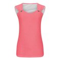 thumbnail image 4 of Yuyuzo Camisoles pour Femmes Col en V Profond Tunique Basique Haut Décontracté d'Été Coupe Ample T-Shirt Blouses, 4 of 4