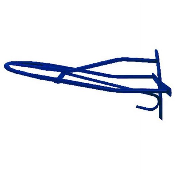 Intrepid International 216093 Wall Mount Saddle Rack, Blue