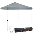 thumbnail image 1 of Sunnydaze Standard Pop Up Canopy with Carry Bag - 12' x 12' - Gray, 1 of 8