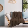 thumbnail image 4 of Unique Bargains Cotton Blanket Decorative Cable Knitted Throw Soft Knit Blankets, 4 of 10