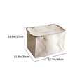 thumbnail image 4 of Feltree Canvas Cotton Large Storage Bag for Bedding Sheets Blankets Winter Clothes Storage Bag, 4 of 7