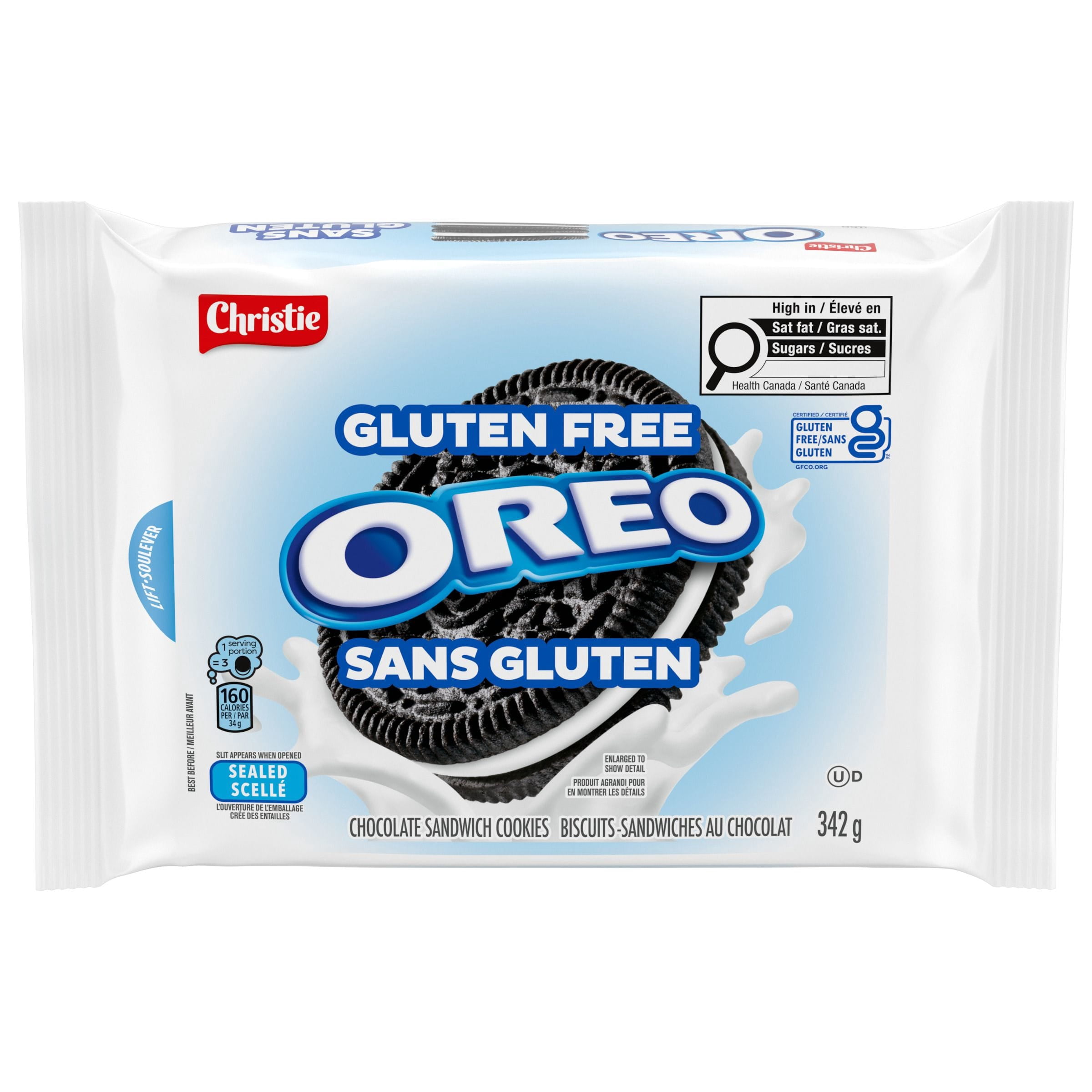 OREO Sans Gluten Biscuits Sandwich au Chocolat Original