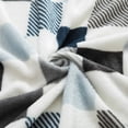 thumbnail image 2 of Mainstays Plush Throw Blanket Check Print, 2 of 7