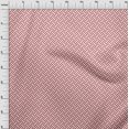thumbnail image 4 of oneOone Rayon Red Fabric Geometric Craft Projects Decor Fabric Printed by The Yard 56 Inch Wide, 4 of 4
